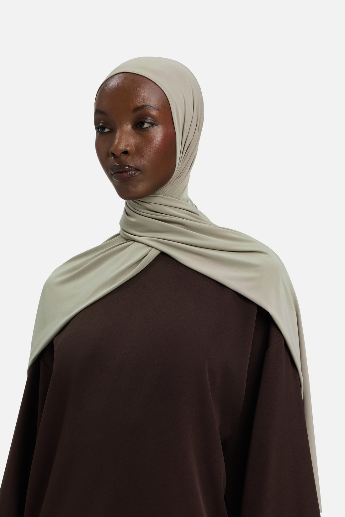 Foulard jersey fluide | Mink