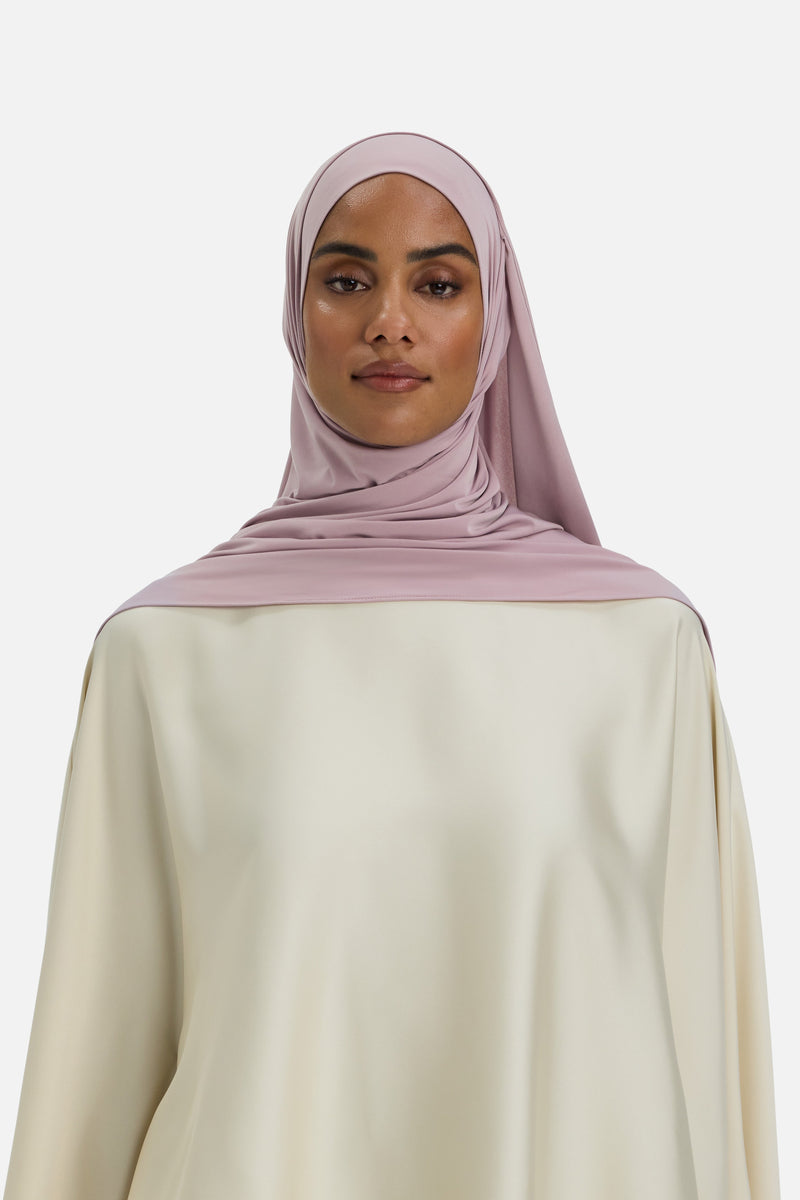 Foulard jersey fluide | Brume violette