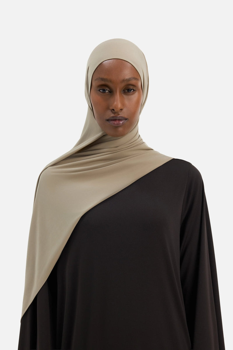 Foulard jersey fluide | Noix de cajou grillée