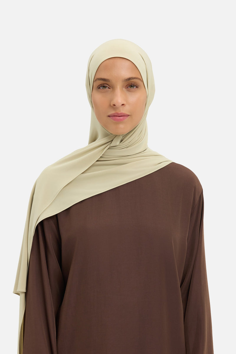 Foulard jersey fluide | Feuille de sauge