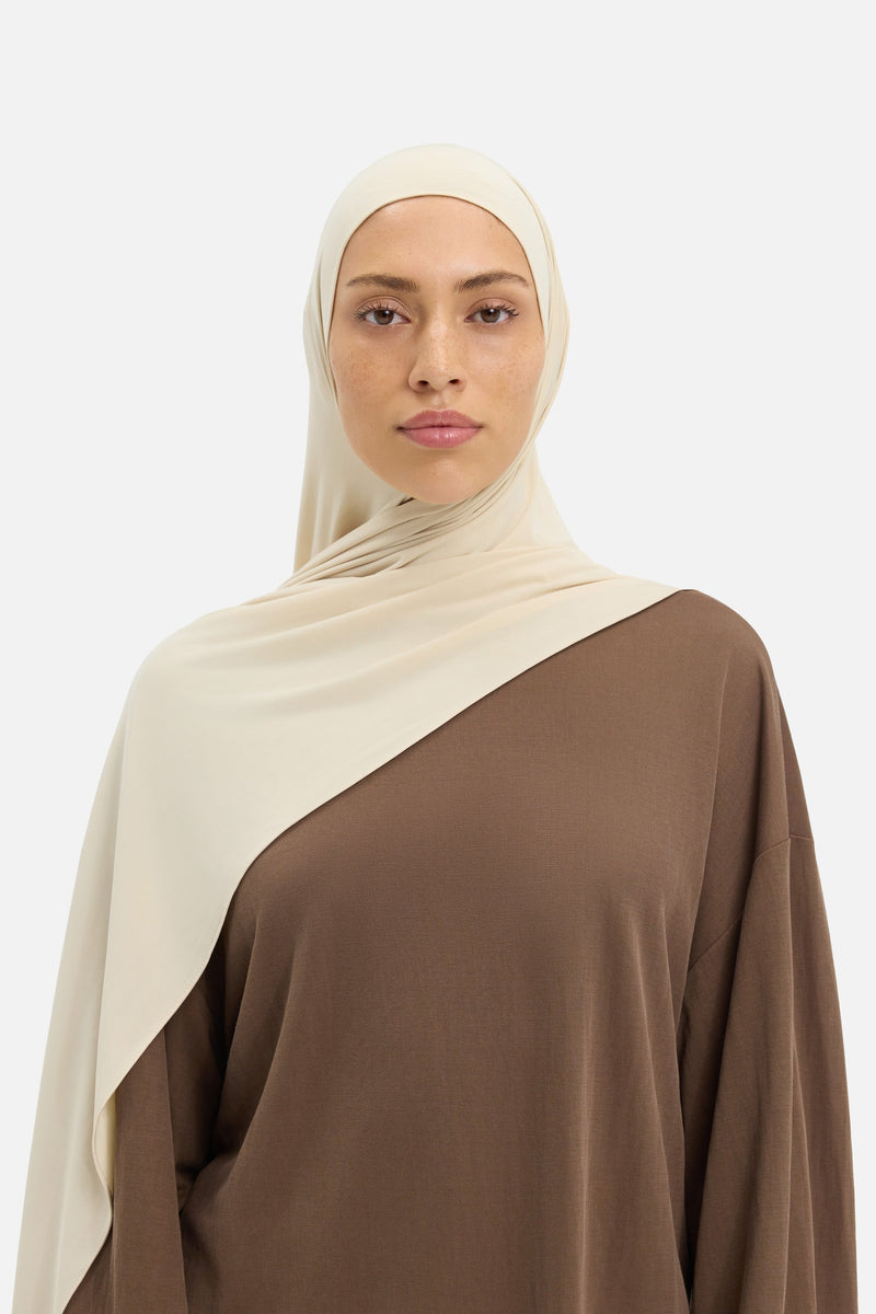Foulard jersey fluide | Sable