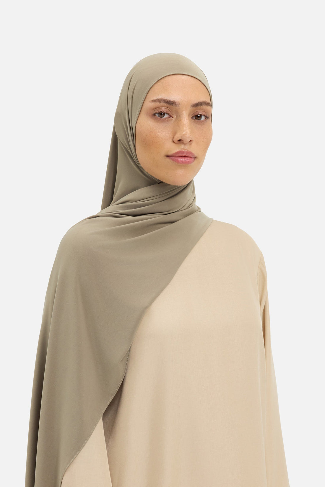 Foulard jersey fluide | Taupe