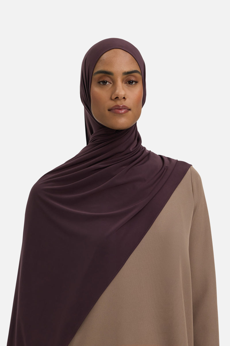 Foulard jersey fluide | Violet vintage