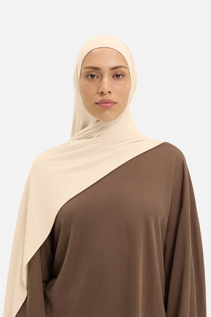 Foulard jersey fluide | Beurre chaud