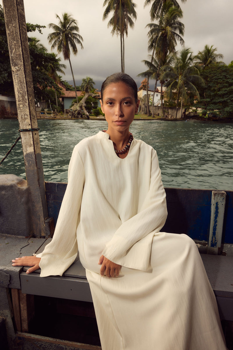 Medina Robe | Blanc cassé