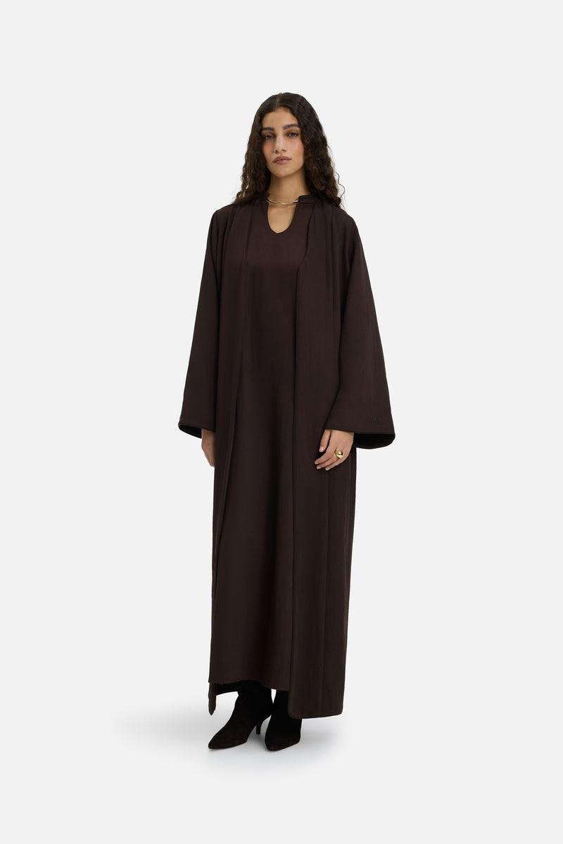 Medina Abaya | Marron foncé