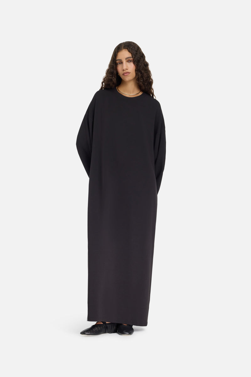 Modal Jersey Robe | Noir