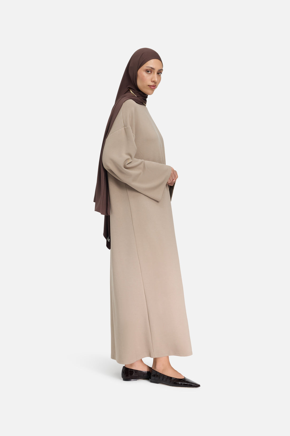 Modal Jersey Robe | Kaki