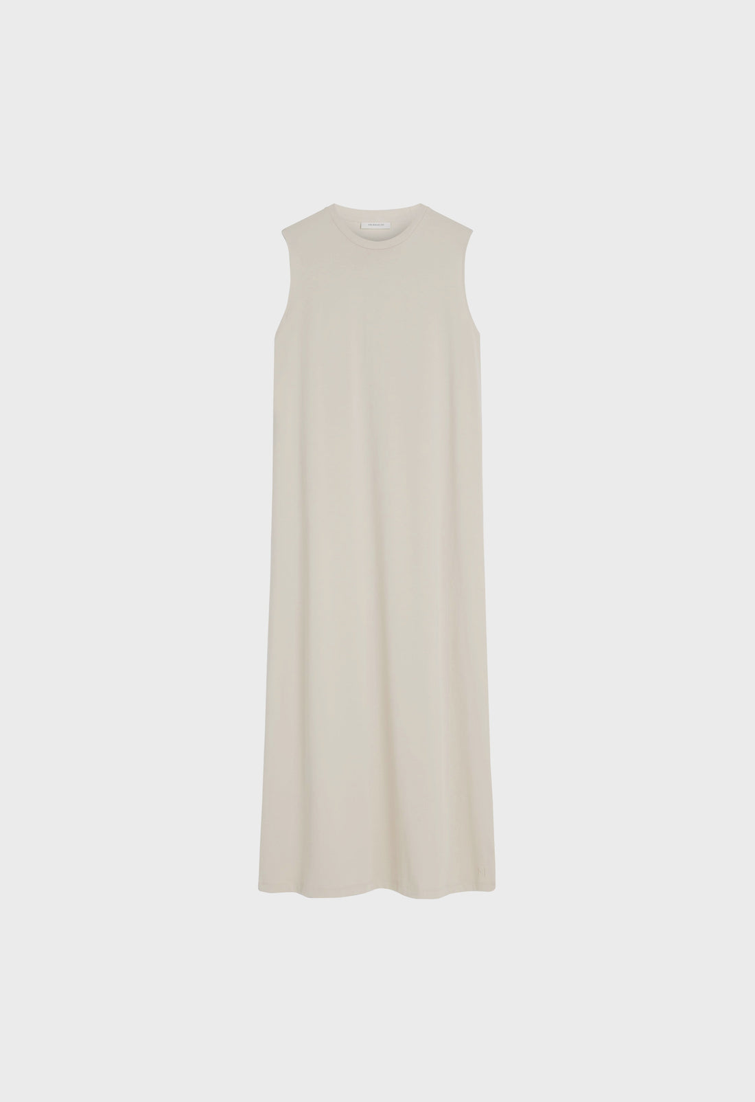 Cotton Sleeveless Robe | Soft Taupe
