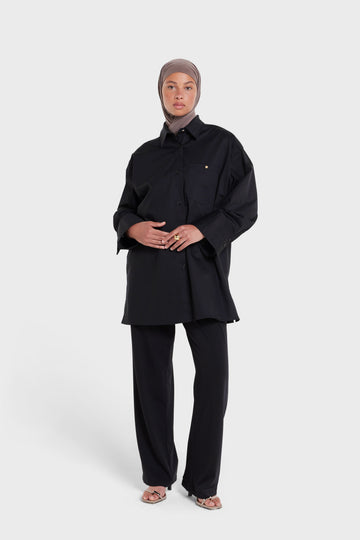 Cotton Pantalon | Noir