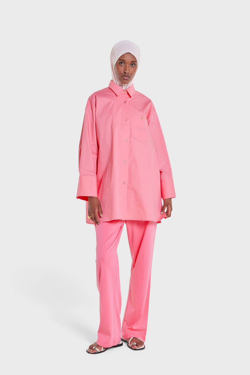 Poplin Chemise | Rose