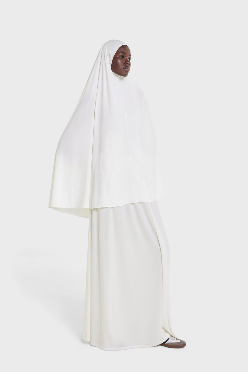 Jersey premium Khimar | Crème blanche