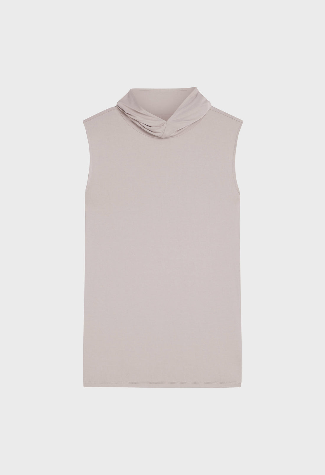 Sleeveless Haut hijab | Os poudré