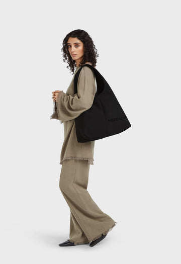 Oval Tote Sac | Noir