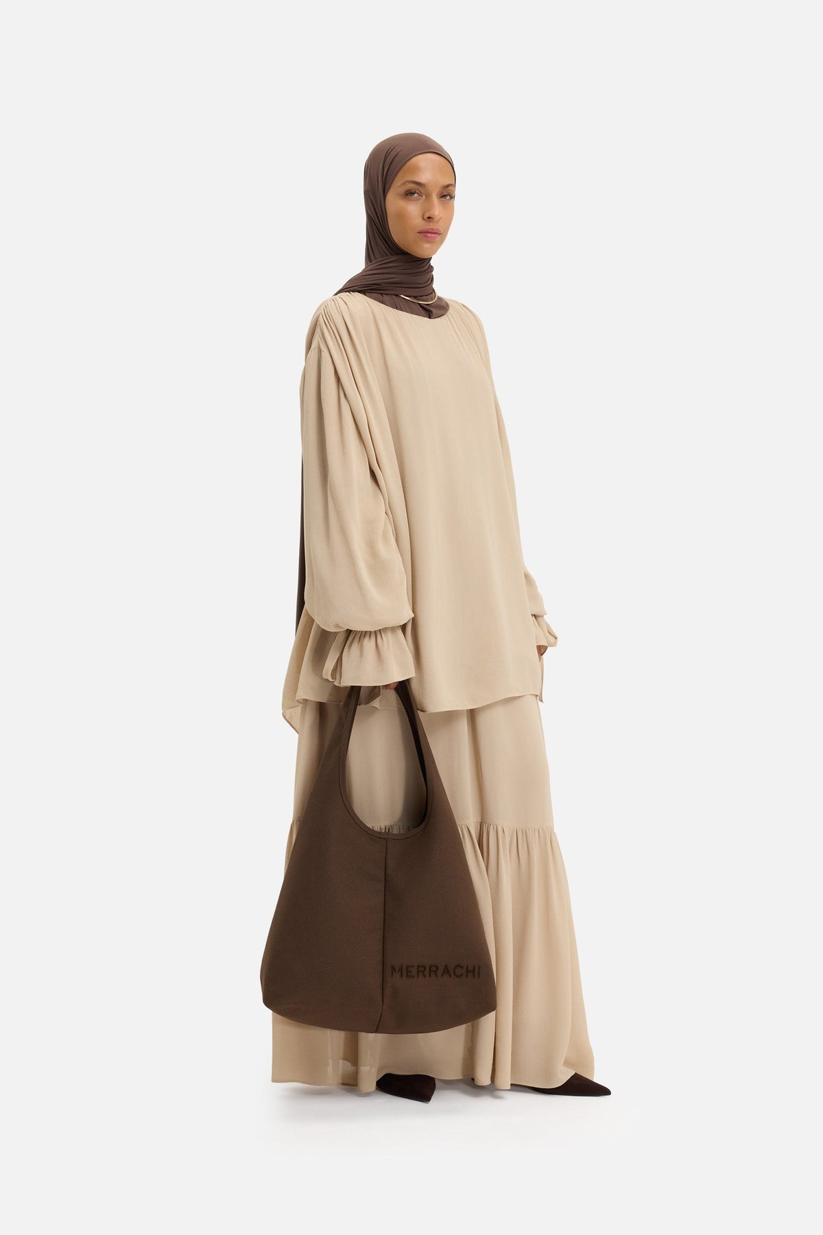Oval Tote Sac | Chocolat