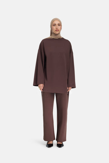 The Casual Pantalon | Marron foncé