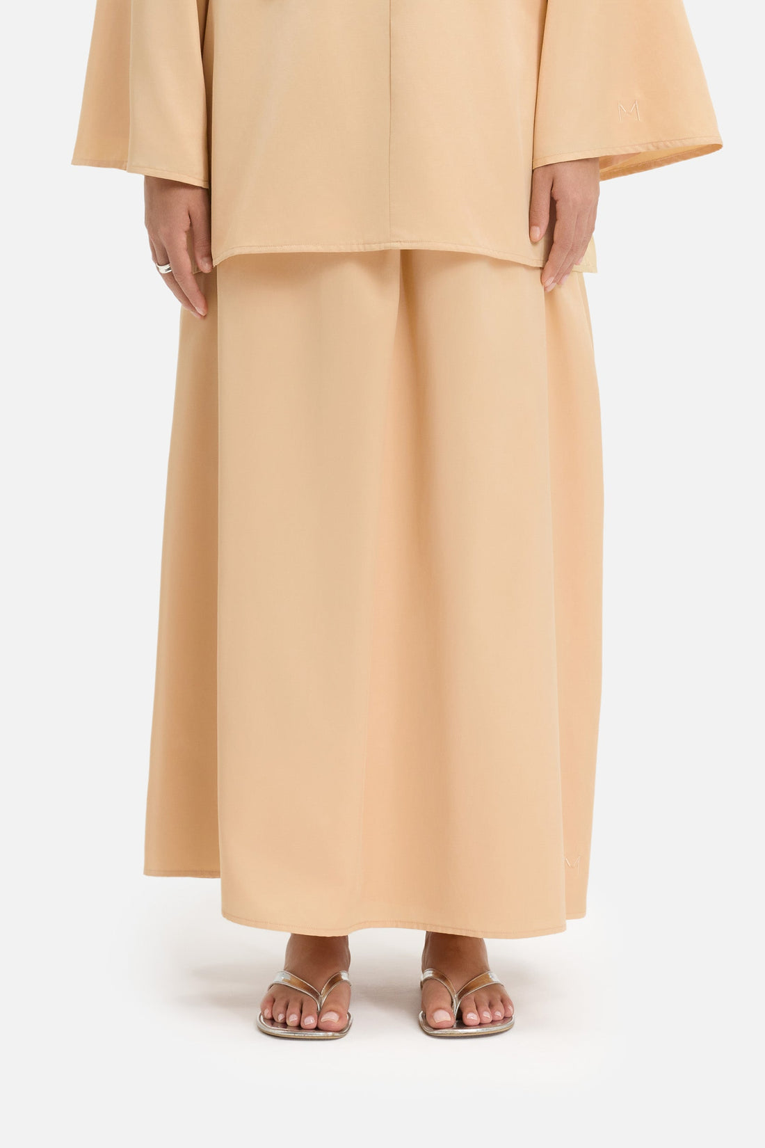 Pleated Jupe | Apricot
