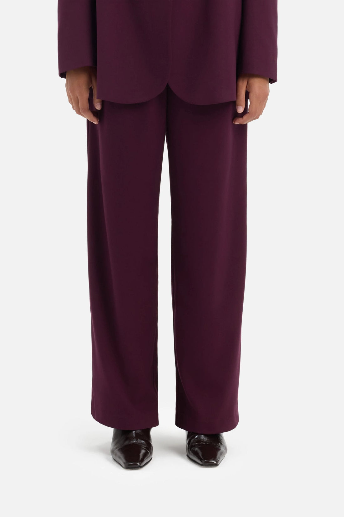 Pleated Pantalon | Cassis
