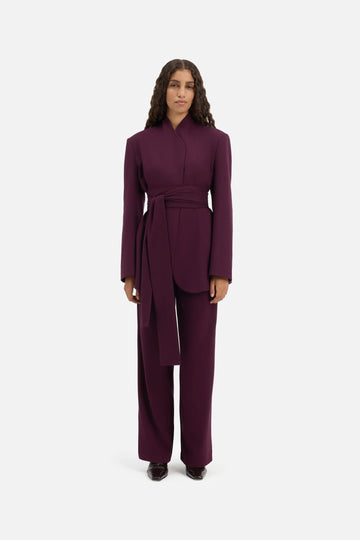 Pleated Pantalon | Cassis