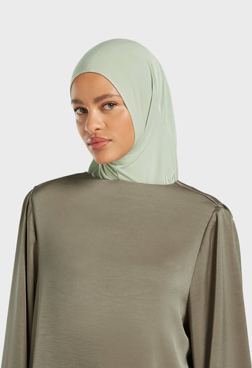 Hijab jersey premium | Aqua Gray