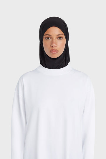 Hijab jersey premium | Noir