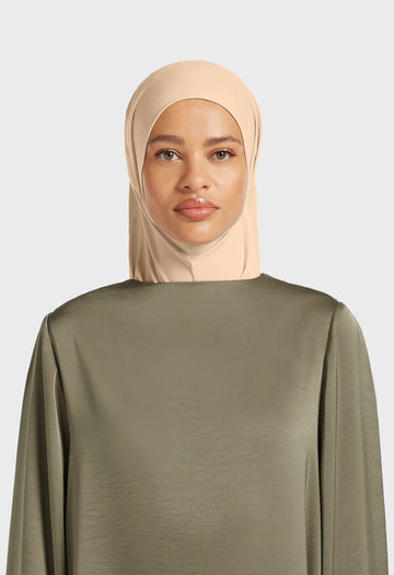 Hijab jersey premium | Latte