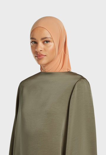 Hijab jersey premium | Pastel Orange