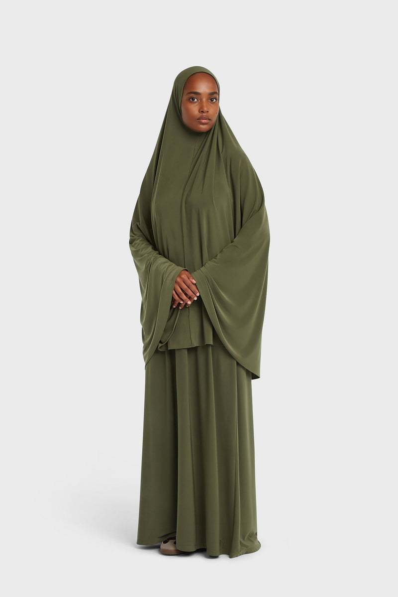 Jersey premium Prayer Jupe | Olive poudré