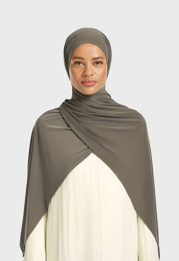 Foulard jersey premium | Brown Grey