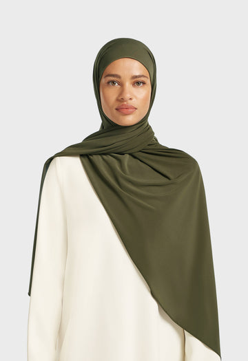 Foulard jersey premium | Dusty Olive
