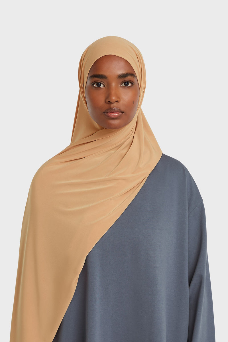 Foulard jersey premium | Orange poudré