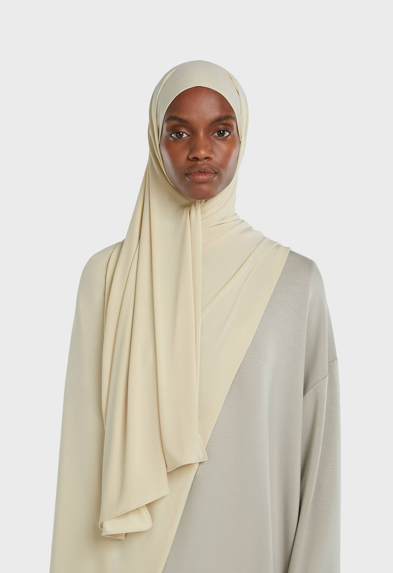 Foulard jersey premium | Orage clair