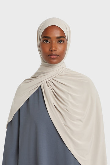Foulard jersey premium | Soft Taupe