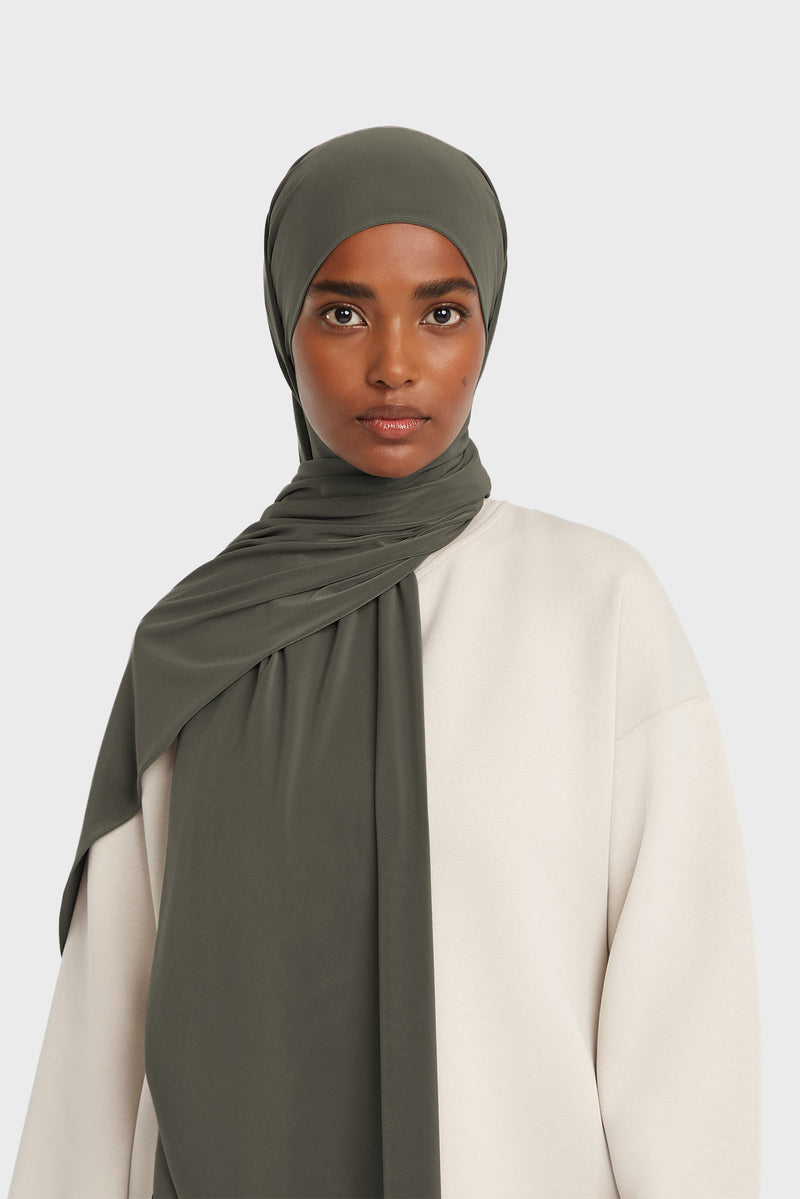 Foulard jersey premium | Brun noyer