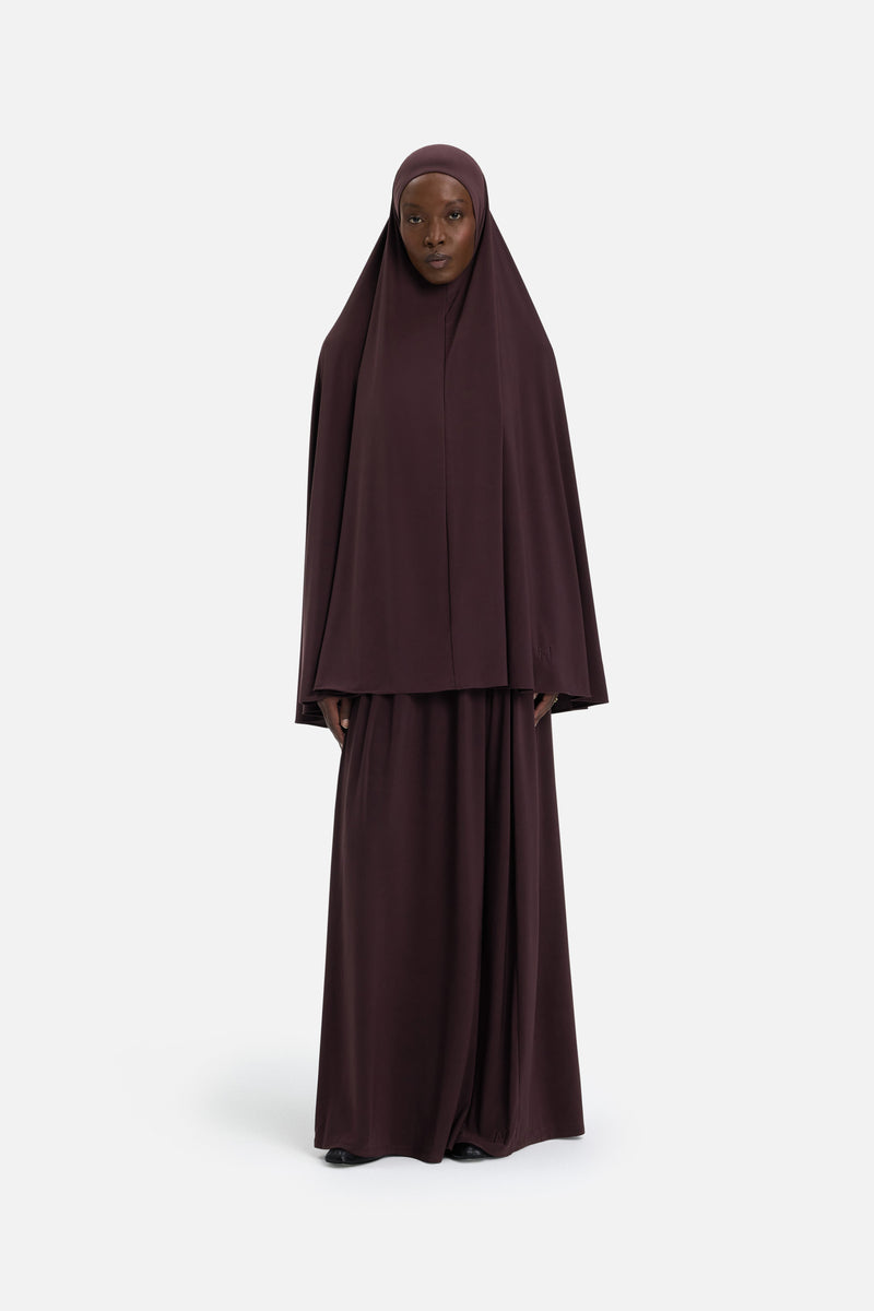 Jersey premium Khimar | Violet vintage