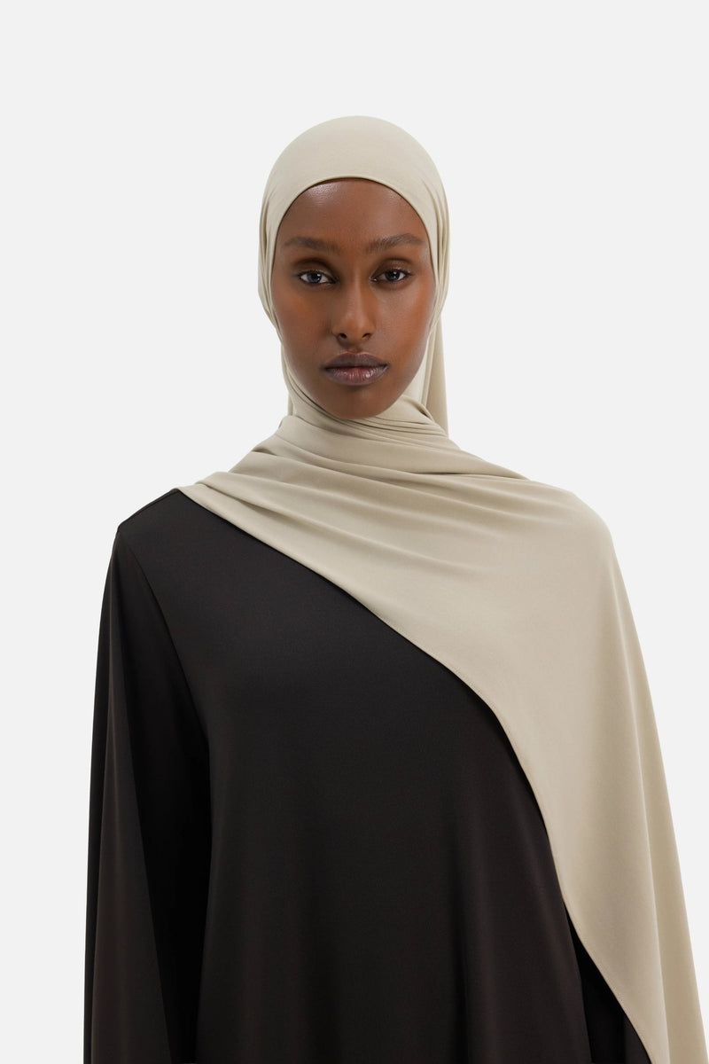 Foulard jersey premium | Crème amande