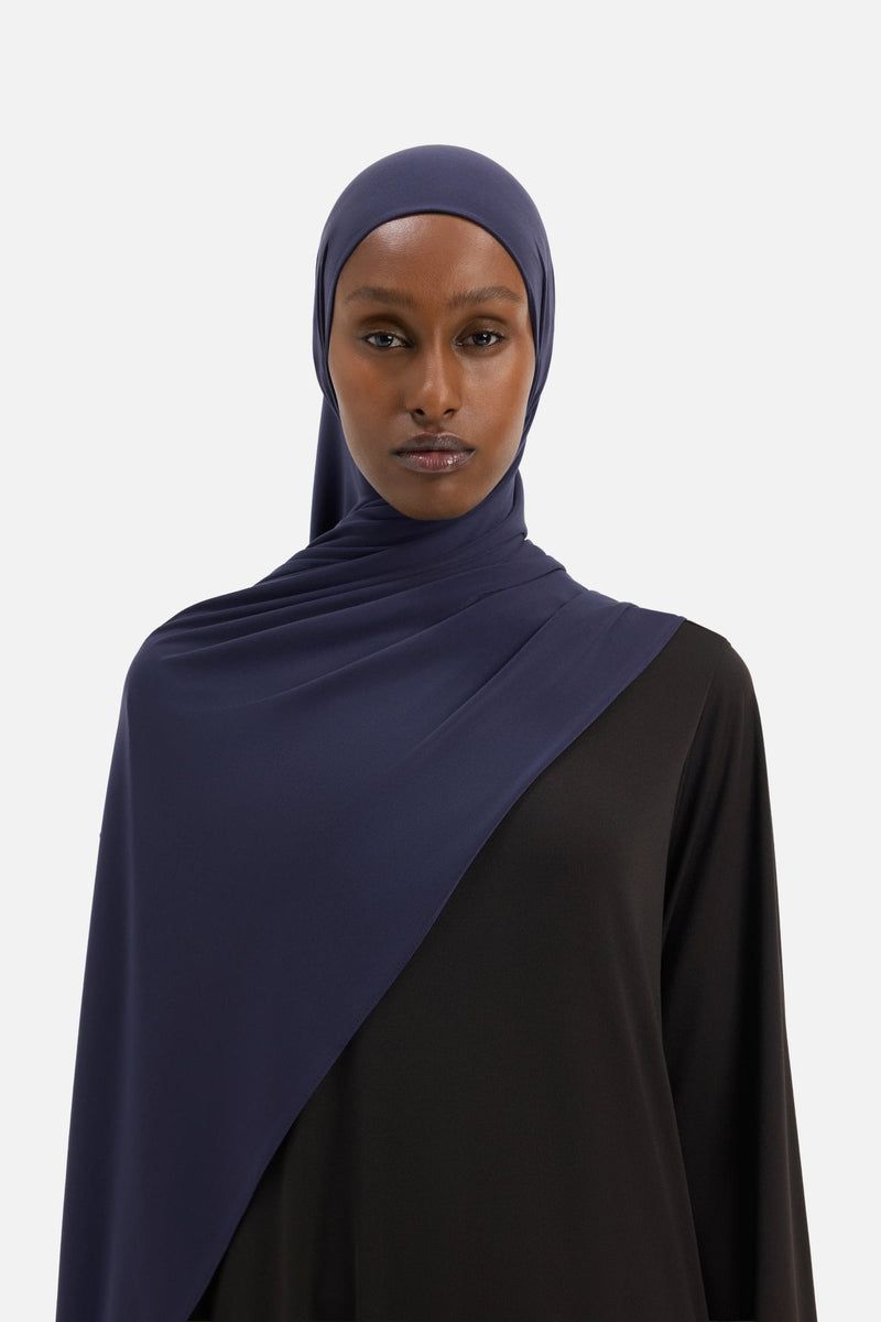 Foulard jersey premium | Myrtille noire