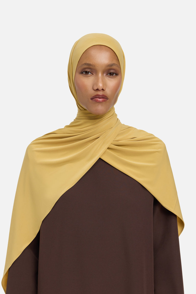 Foulard jersey premium | Taupe caramel