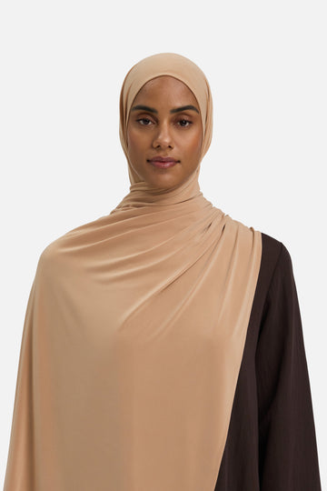 Foulard jersey premium | Dark Beige