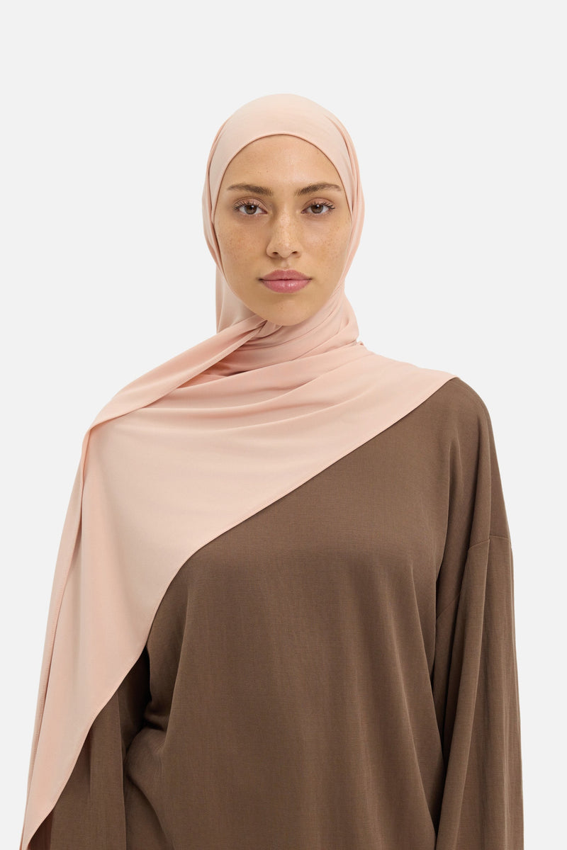 Foulard jersey premium | Rose profond