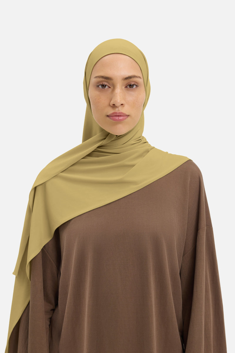 Foulard jersey premium | Basilic moulu