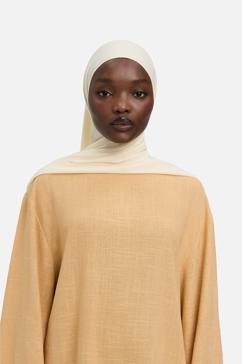 Foulard jersey premium | Noix de cajou claire