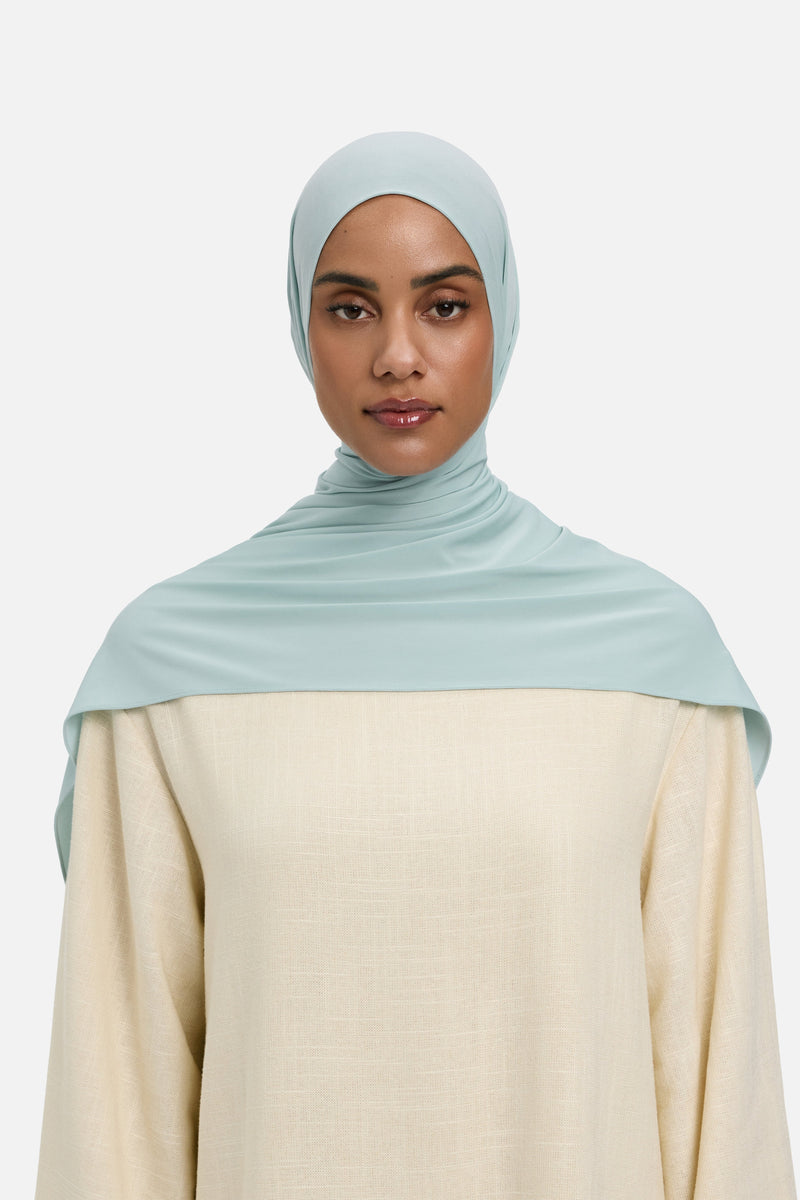 Foulard jersey premium | Bleu brumeux