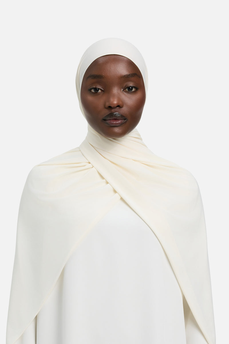Foulard jersey premium | Blanc cassé