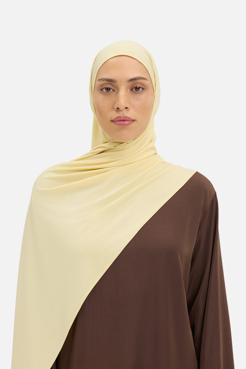 Foulard jersey premium | Miel blanc