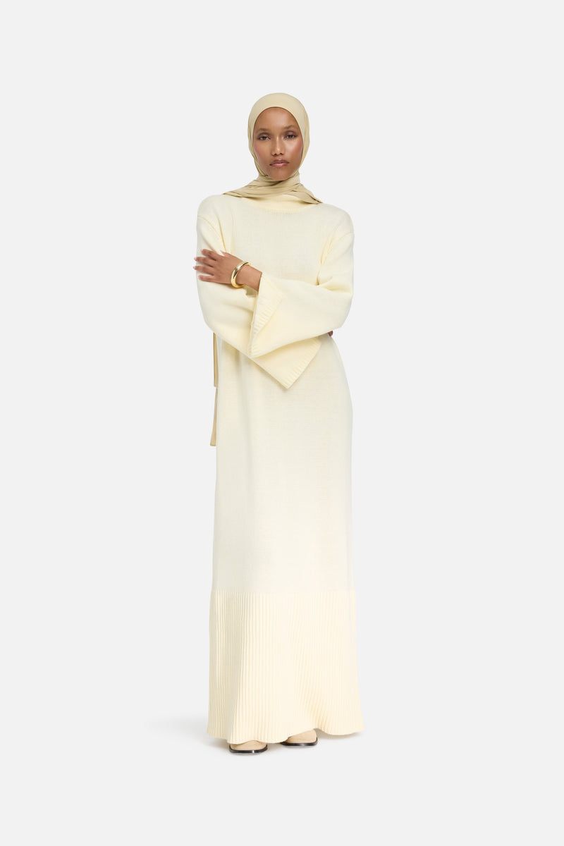 Ribbed Knit Robe | Porcelaine