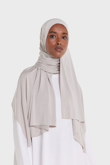 Foulard jersey fluide | Soft Taupe