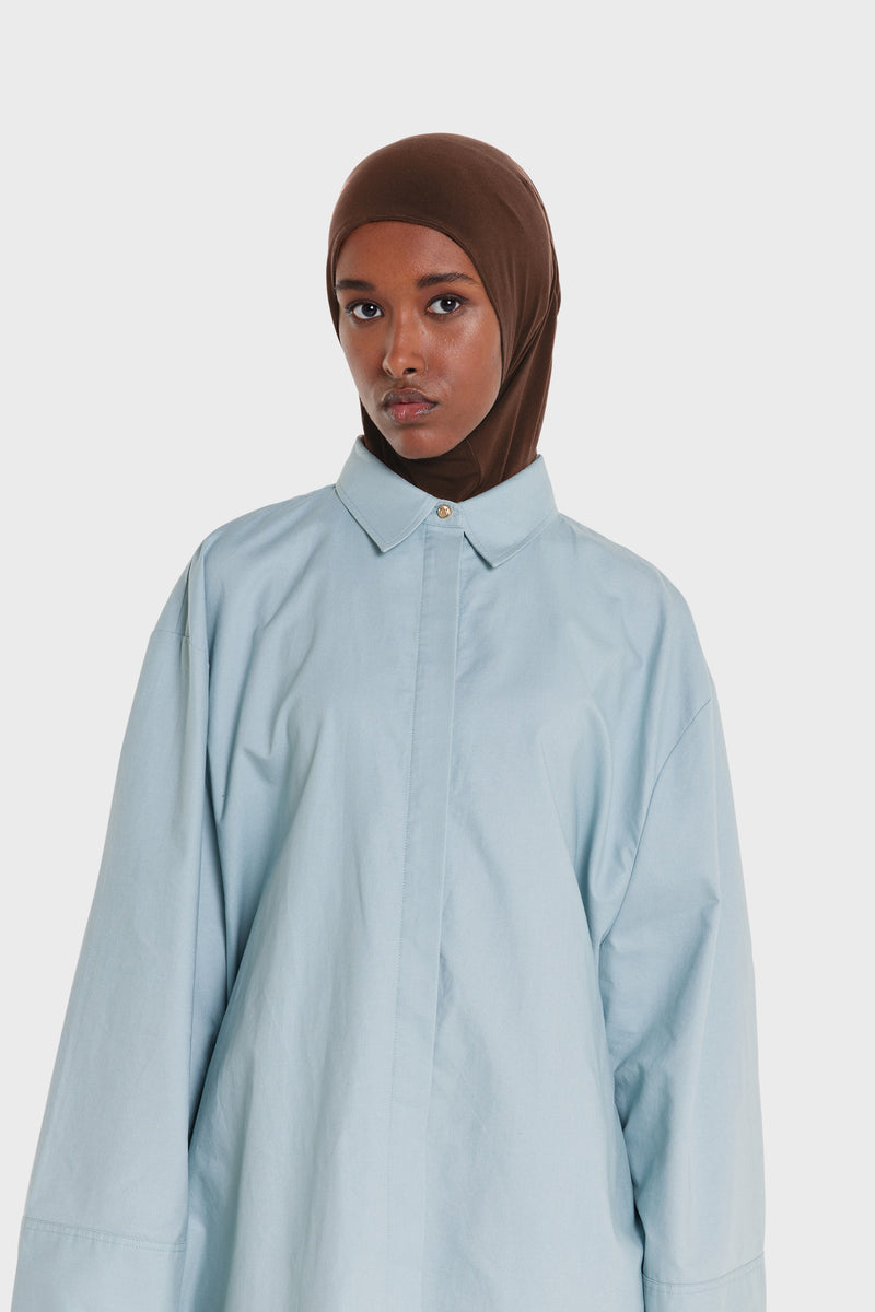 Hijab jersey premium | Marron profond