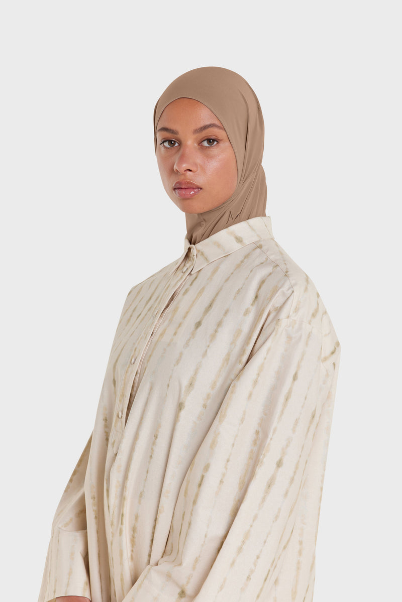 Hijab jersey premium | Caramel clair