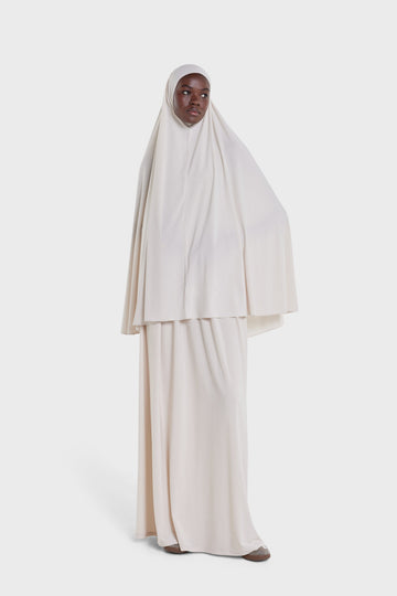 Jersey premium Khimar | Moon Grey